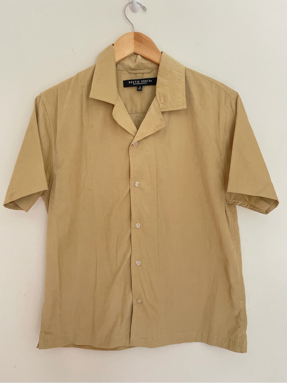 Rustic Souls Corduroy Short Sleeve Button Down